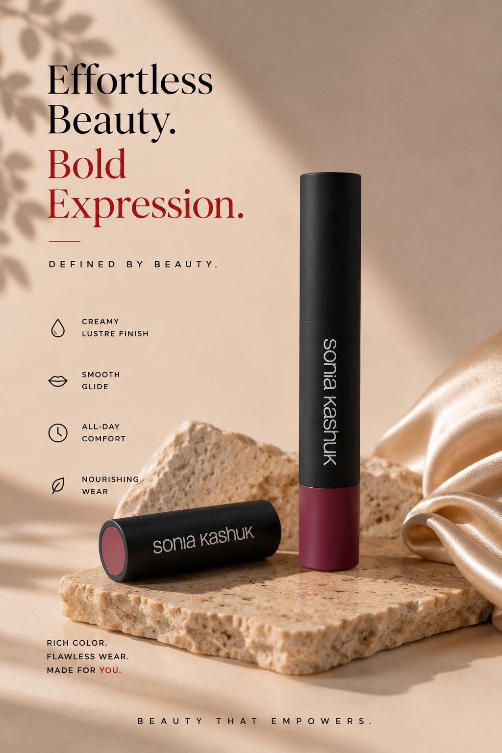 رژلب کریستالی براق کننده orchid_02 سونیا کاشوک(0357)