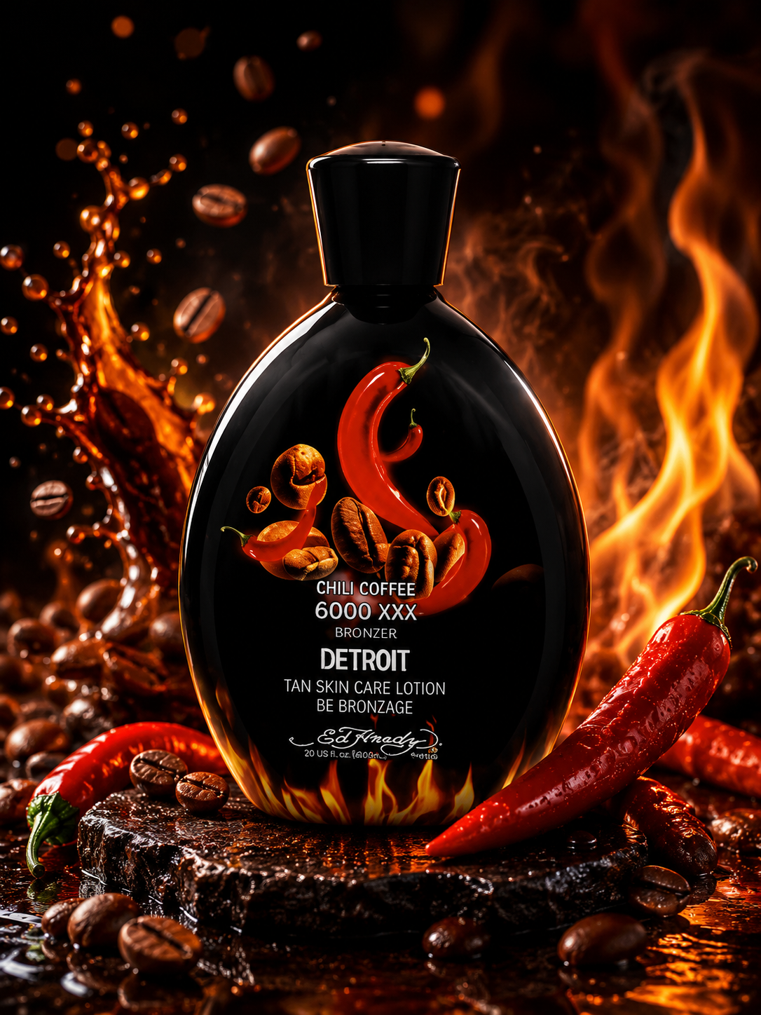 لوسیون سولاریوم اد هاردی chili coffee 6000xxx   400ml