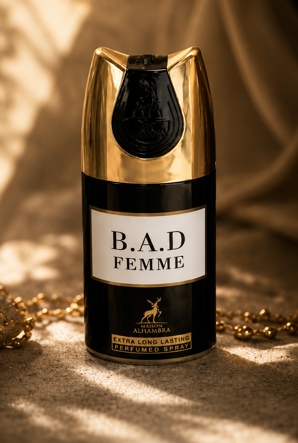 اسپری خوشبوکننده بدن زنانه B.A.D FEMME الحمبرا 250ml
