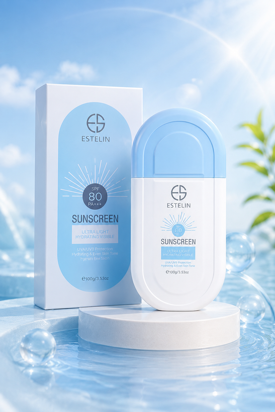 کرم ضد آفتاب استلین 80 SPF "ultra-light" 100ml