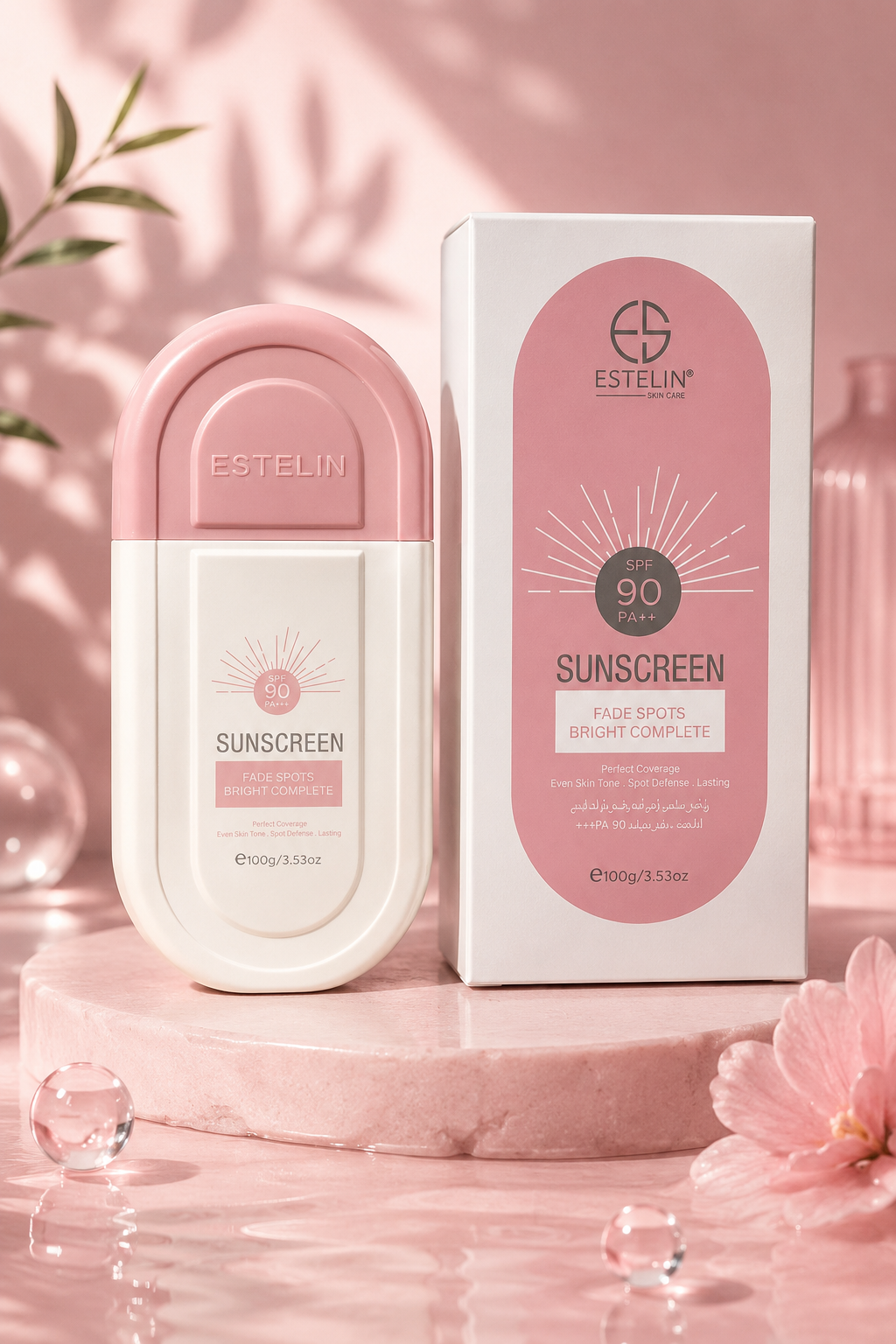 کرم ضد آفتاب استلین دارای  SPF90  "fade spots"  100ml