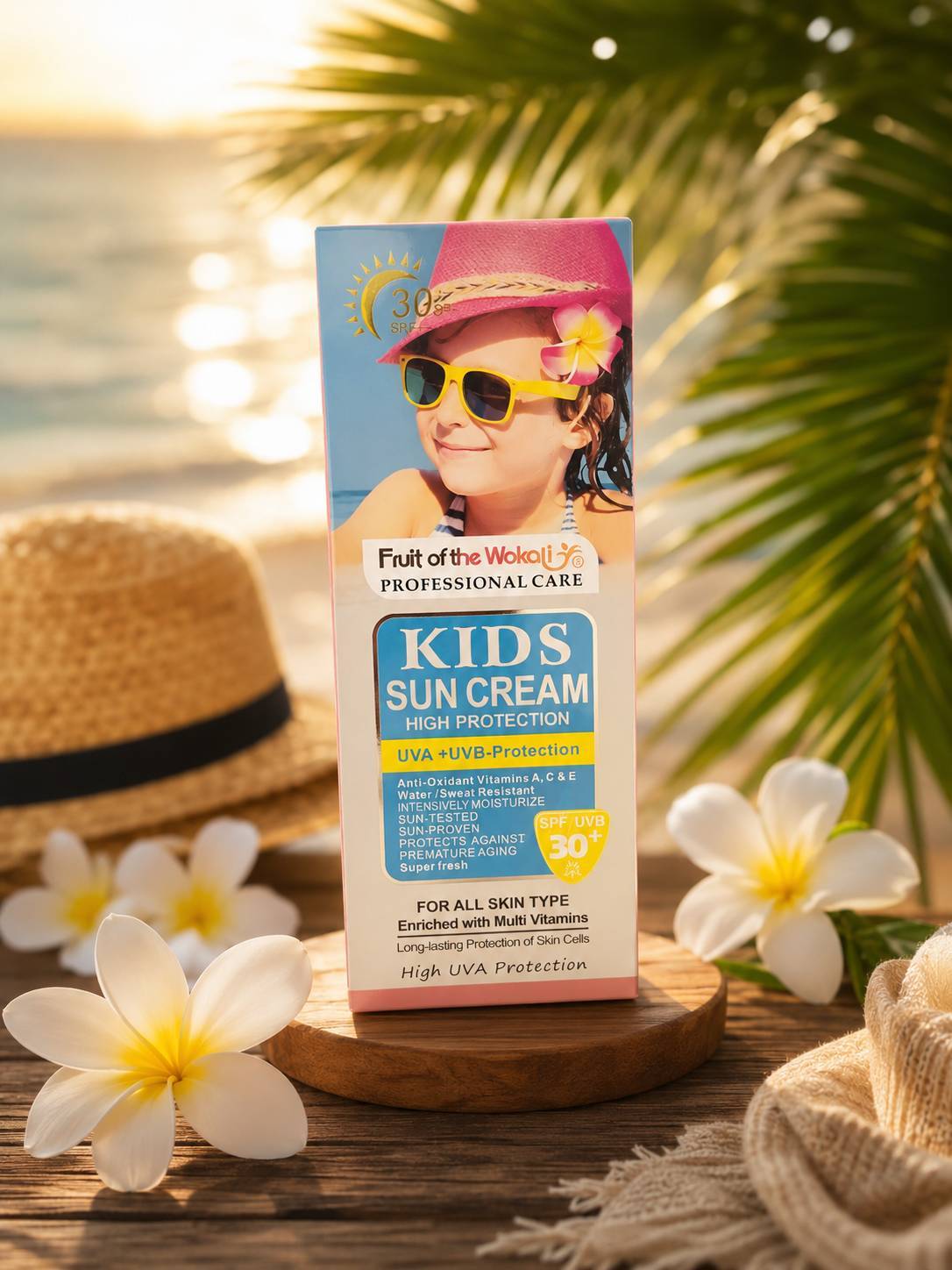 ضد آفتاب کودک و.کا.لی SPF 30+ حجم 130 میلی‌لیتر | مناسب انواع پوست