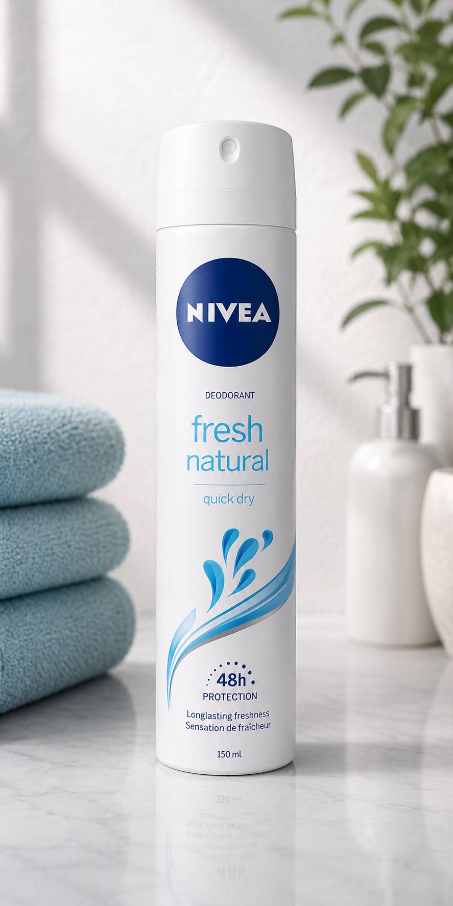 اسپری ضدتعریق نی.وآ Fresh Natural Quick Dry