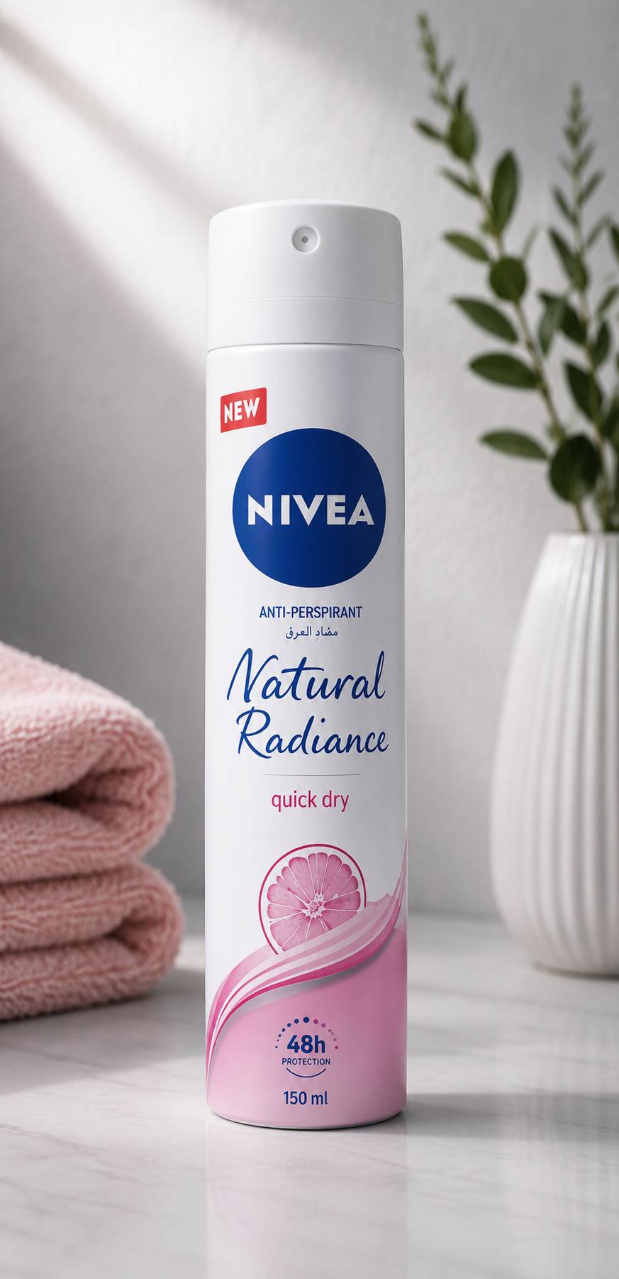اسپری ضدتعریق نی.وآ مدل Natural Radiance Quick Dry