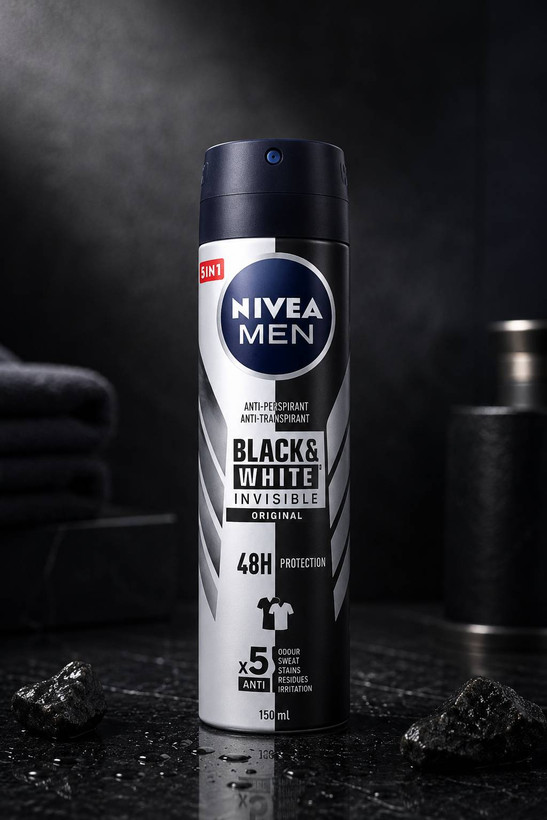 اسپری ضدتعریق نی.وآ Black & White Invisible Original
