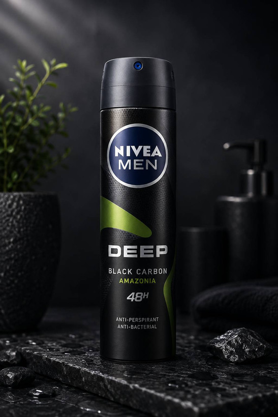 اسپری ضدتعریق مردانه نی.وآ Deep Black Carbon