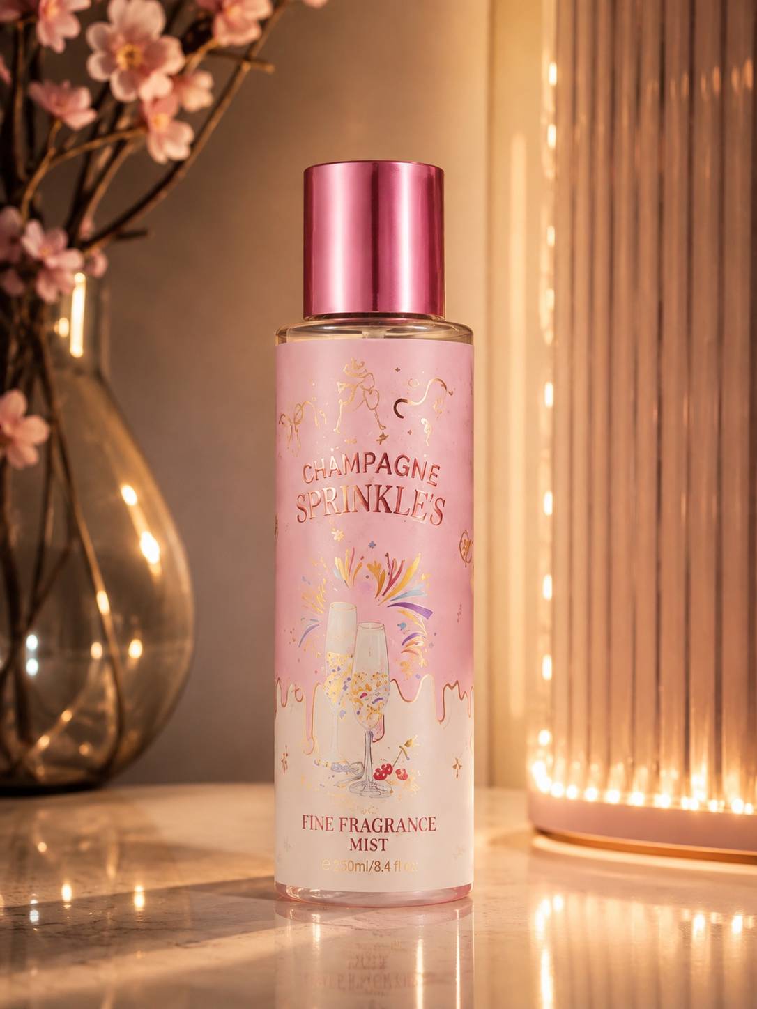 بادی میست زنانه پینک این سوییت مدل Champagne Sprinkles حجم 250ml