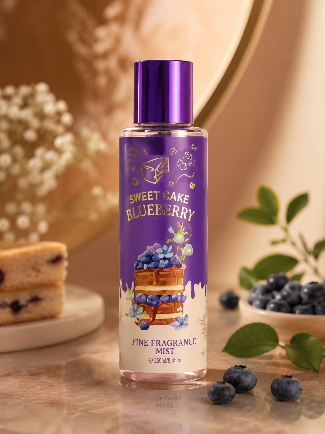 بادی میست زنانه پینک این سوییت مدل Sweet Cake Blueberry حجم 250ml