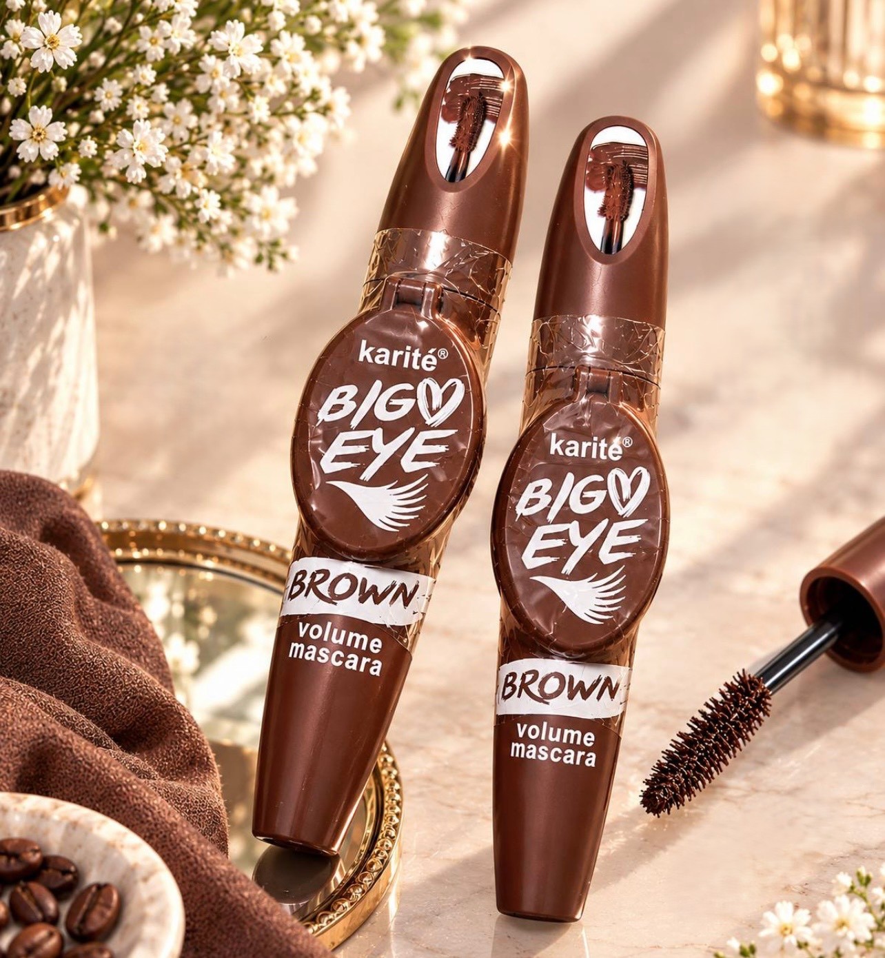 ریمل قهوه‌ای کاریته مدل Big Eye